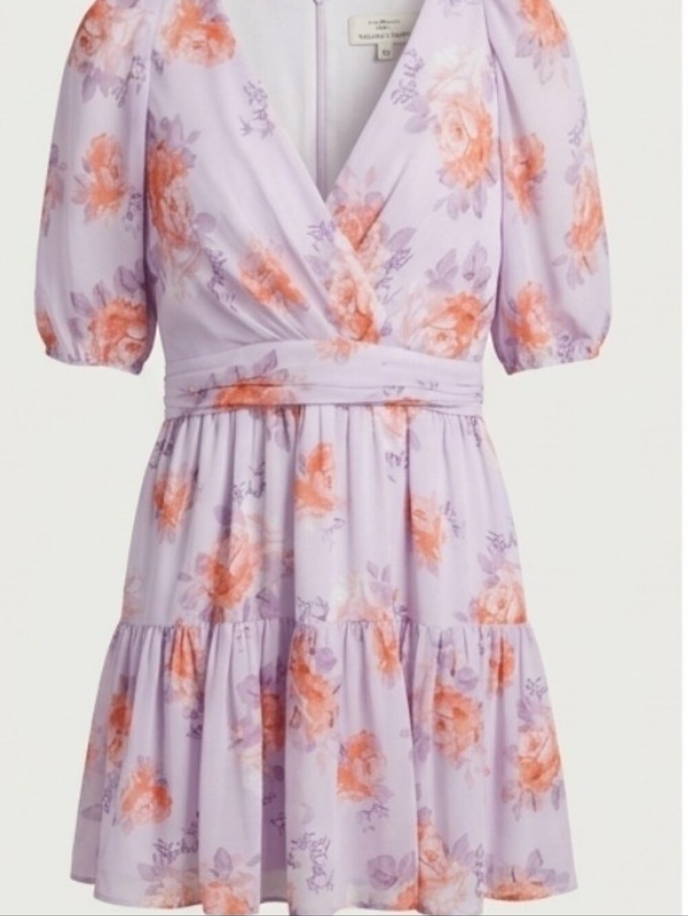 Ever New Lilac and Coral Floral Dress